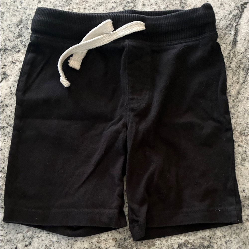 Black Shorts with White Drawstring l 3T
